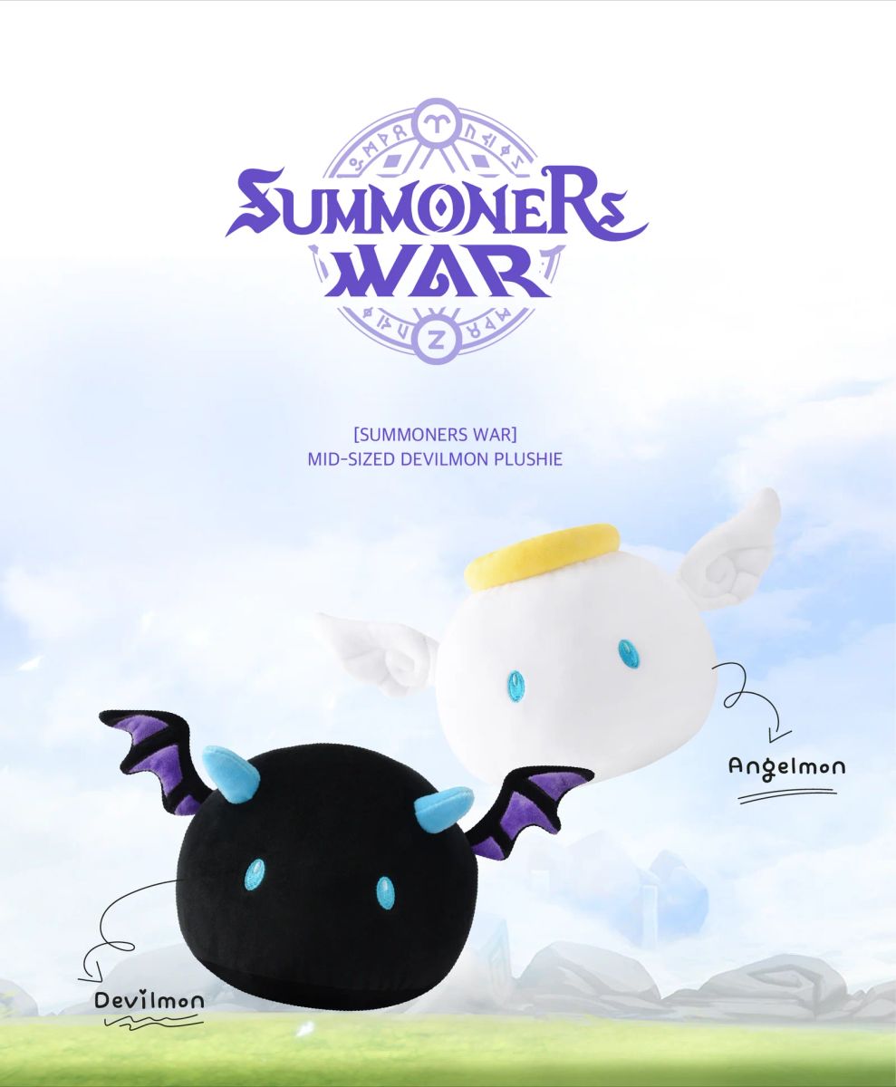 Mid-sized Devilmon plushie