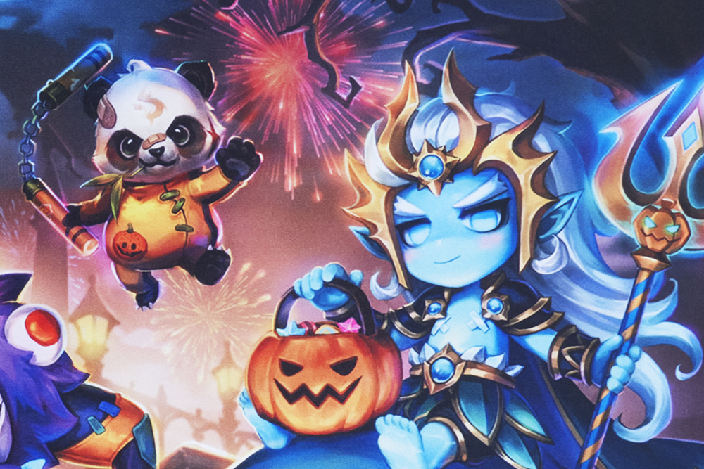 Large Mouse Pad (Halloween Party B)