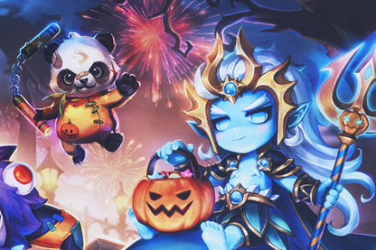 Large Mouse Pad (Halloween Party B)