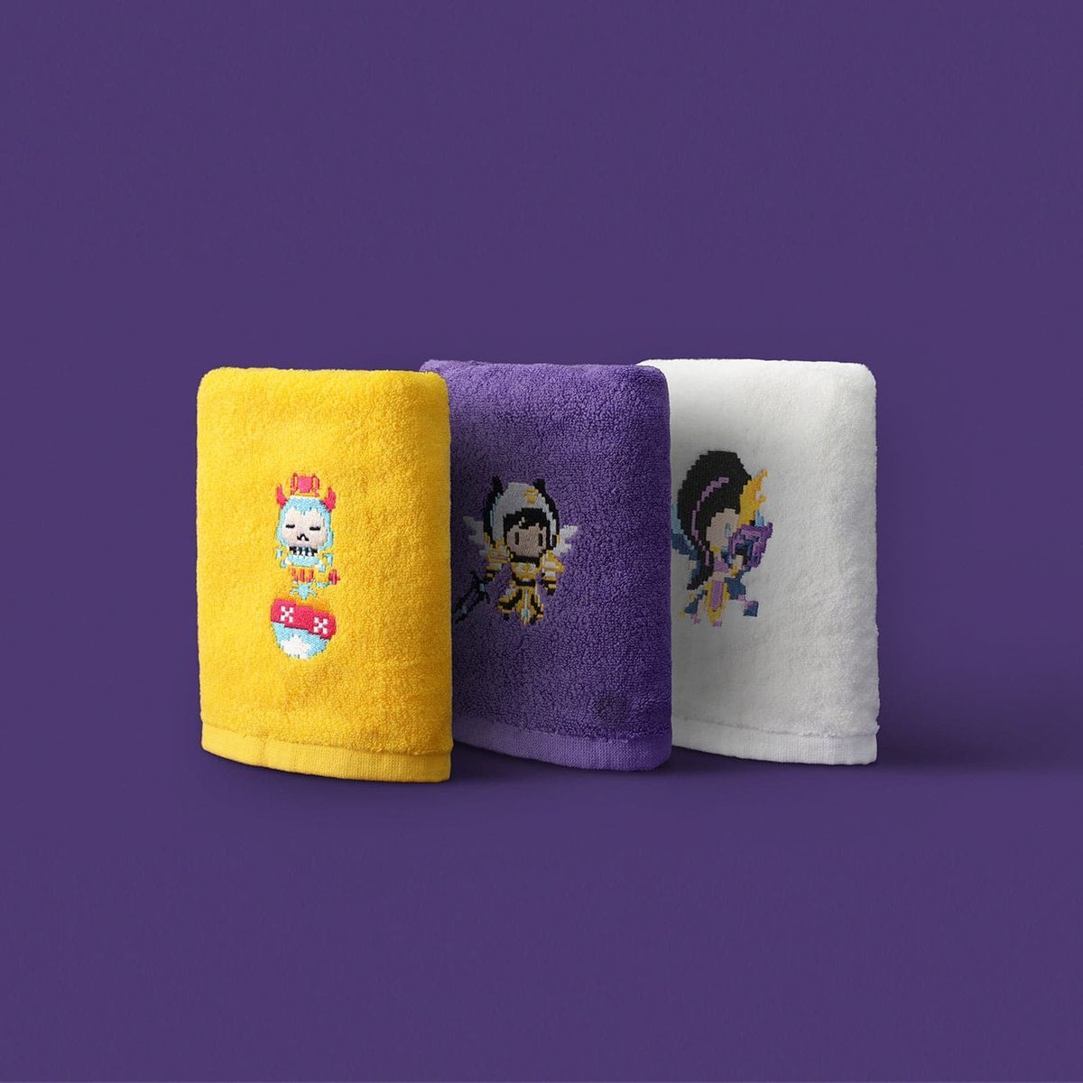 3 Scroll Towels Package