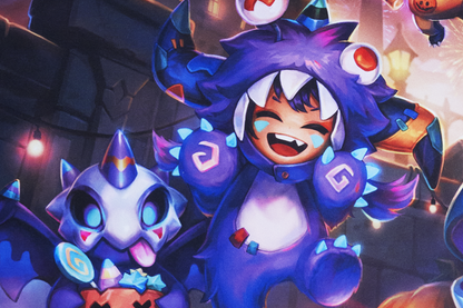 Large Mouse Pad (Halloween Party B)