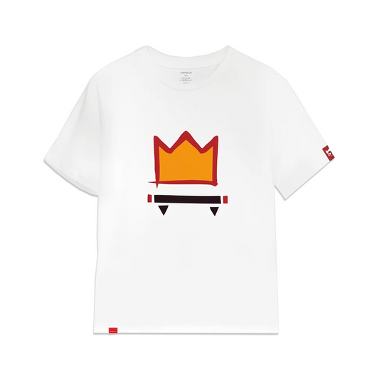 Monster Simple Logo Short-Sleeved T-Shirt - Little Rapper Brownie Magician (Fire)