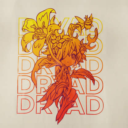 Monster Graphic Short-Sleeved T-Shirt - Dryad